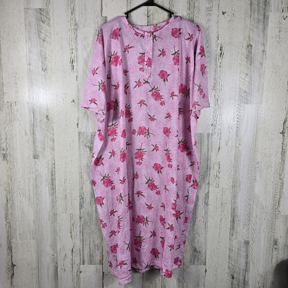 3/$15 cocoom pink rose night gown one size - Picture 10 of 10